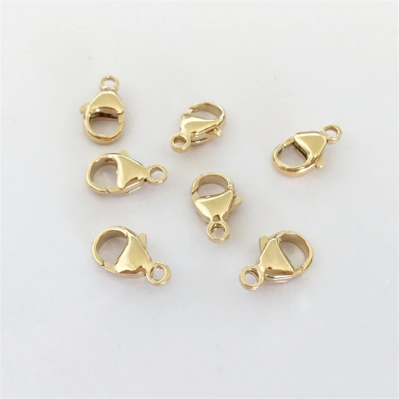 14K Gold Filled Oval Trigger Clasp Gold Clasp for Bracelet Necklace Jewelry Making Handmade DIY Findings Gold Filled Accessories