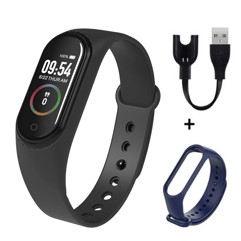 C M4 Smartband фитнес трекер Smartwatch активности браслет Bluetooth водонепроницаемый монитор артериального давления для мужчин и женщин - Цвет: C