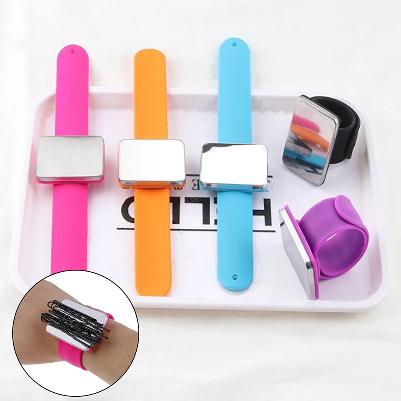 

1pc Professional Salon Magnetic Hair Grip Bracelet for Hiar Pins Grips Clips Hairdressing Styling Tools