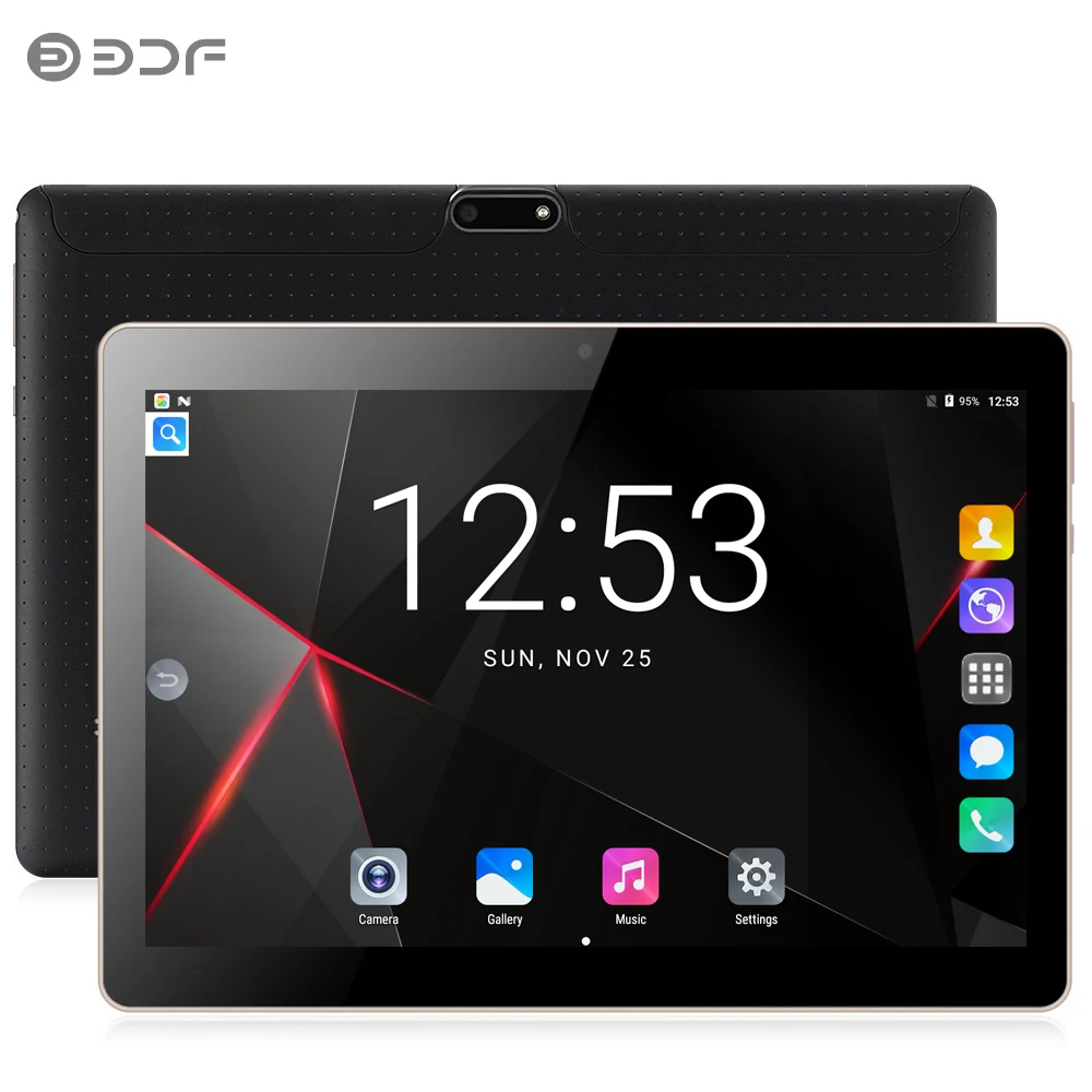 BDF-Tableta Original de 10 pulgadas, Tablet Pc con Android 9,0, tarjetas SIM duales, 2GB de RAM, cuatro núcleos, WiFi, FM, nueva llamada telefónica 3G, portátil, 10,1 tabletas