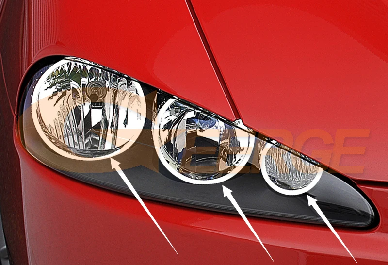 Для Alfa Romeo 147 2005 2006 2007 2008 2009 2010 Отлично 6 шт. ультра яркие CCFL ангельские глазки Halo