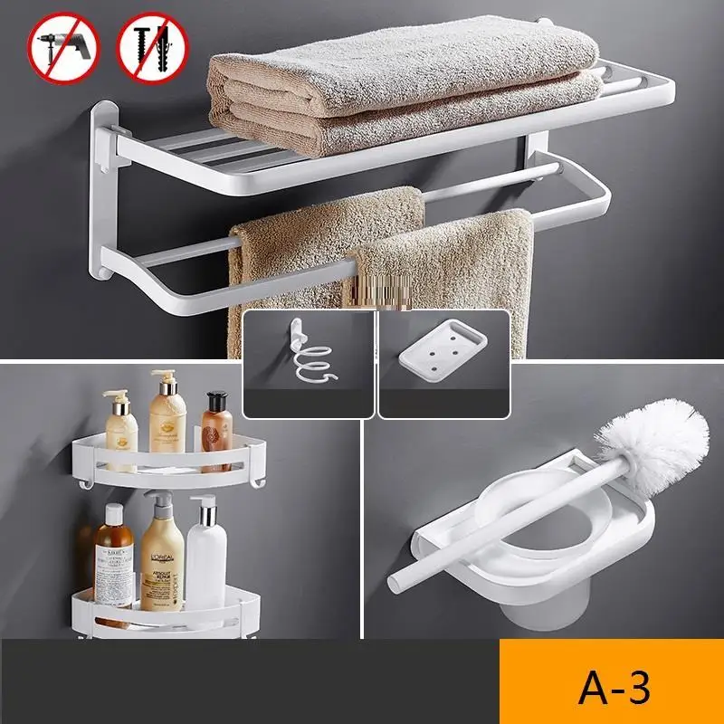 Meuble аксессуар Bagno Banyo шкаф Lazienka Estante Banheiro душ Salle De Bain полки Ванная комната настенная полка - Цвет: Number 3