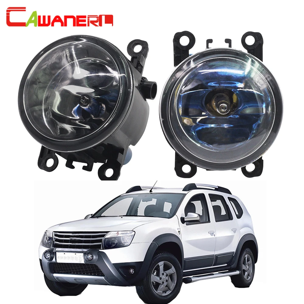 

Cawanerl 2X100 Вт Автомобильные Галогенные Противотуманные светильник DRL Противотуманные лампы 12V для Dacia Duster закрытых внедорожных транспортных средств 2010-2015
