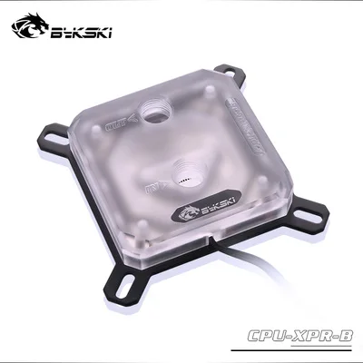 Bykski CPU водный блок RGB для AMD RYZEN и INTEL поддерживает 5V 3Pin/12V 4Pin MB синхронизация XPR B
