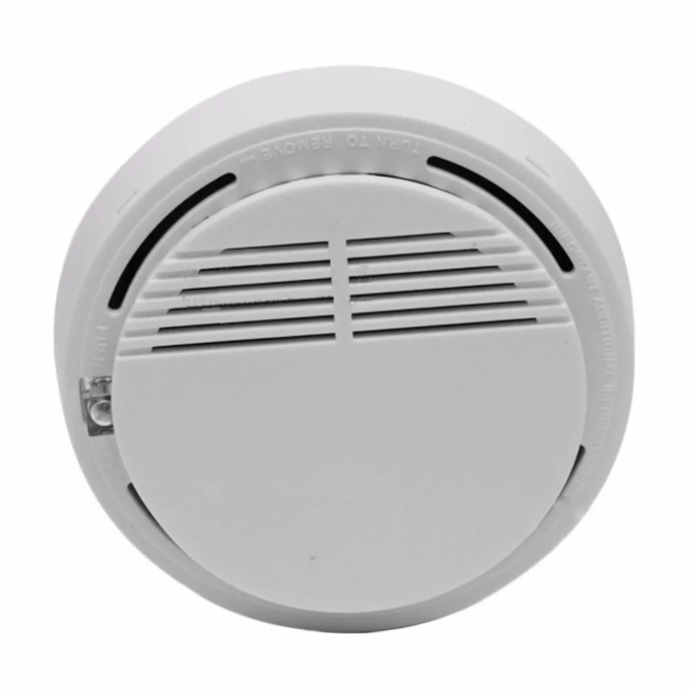 Фотоэлектрический детектор дыма, сигнализация более 85 дБ, независимый датчик пожарного дыма для домашней безопасности с аккумуляторами 9 в