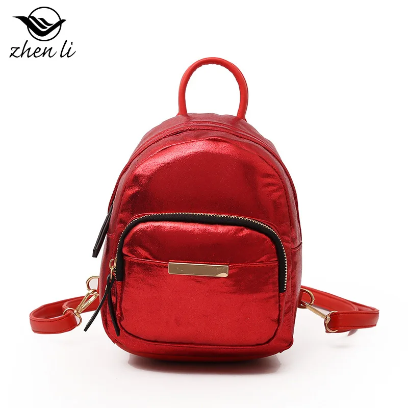 Стиль PU Рюкзак поставка товаров Мода и спорт девушки рюкзак мягкая поверхность простая женская маленькая сумка