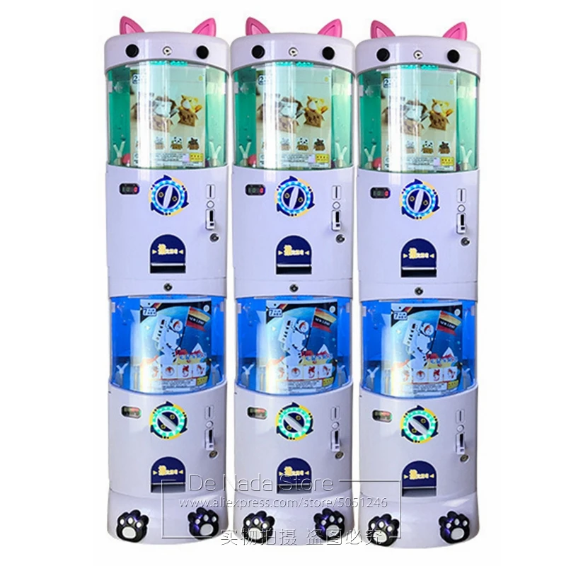 

Factory Cheap Price Coin Operated Small Amusement Arcade Game Machine Candy Ball 50mm 75mm Gashapon Capsules Toy Vending Machine