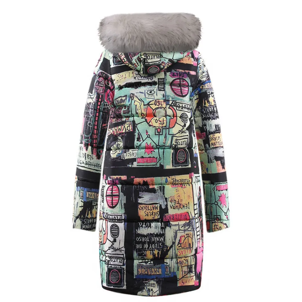 New Winter Jacket Women Cotton Parka Casual Thicker Coat Ultra Light Down Coat Zippers Long Fashion Warm Female Outwear 111#4