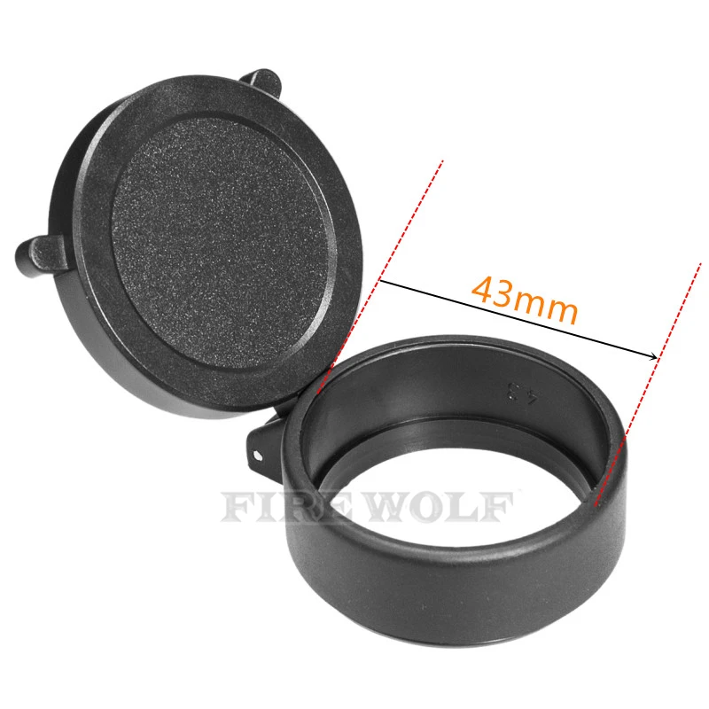 Enhanced Rifle Scope Protective Lens Cover - Quick Flip Spring-Loaded Cap