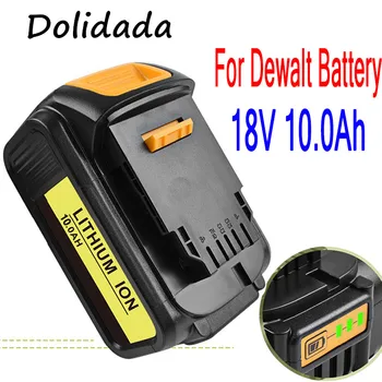 

3PCS 18V10000mAh Li-ion DCB180 Rechargeable Battery For DEWALT DCB180,DCB181-XJ DCB200,DCB201,DCB201-2,DCB204,DCB20,DCB182