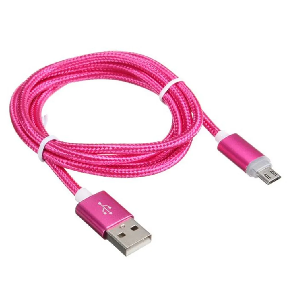 1 м синхронизация микро USB для Xiaomi Плетеный Usb кабель для huawei Быстрая зарядка для samsung для Android мобильного телефона