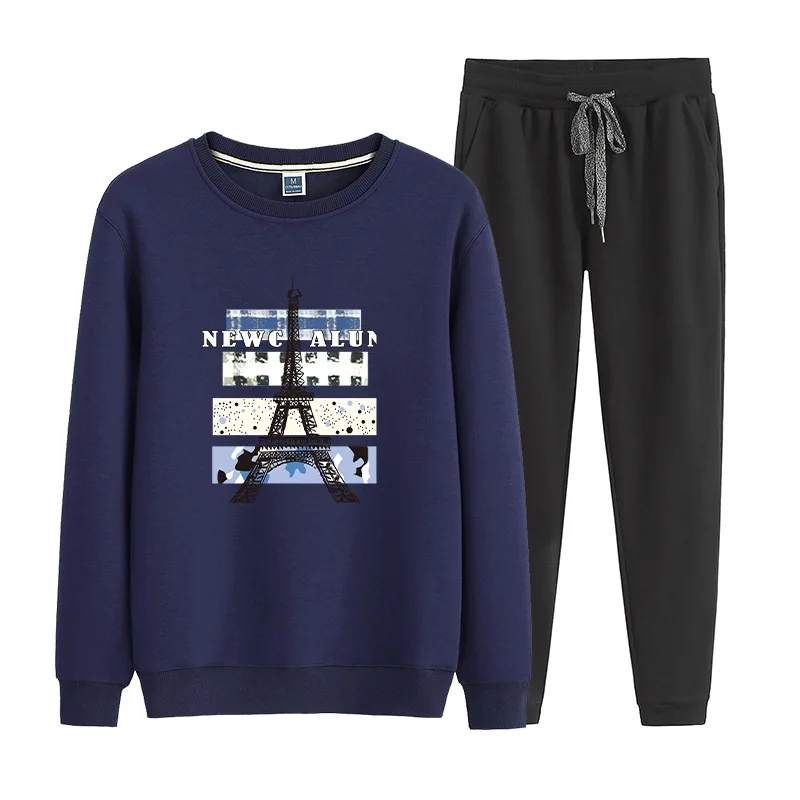 

2020 Autumn New Style Men Soil Leisure Sports Suit Loose And Plus-sized Running Spring And Autumn a Set of Wymk918