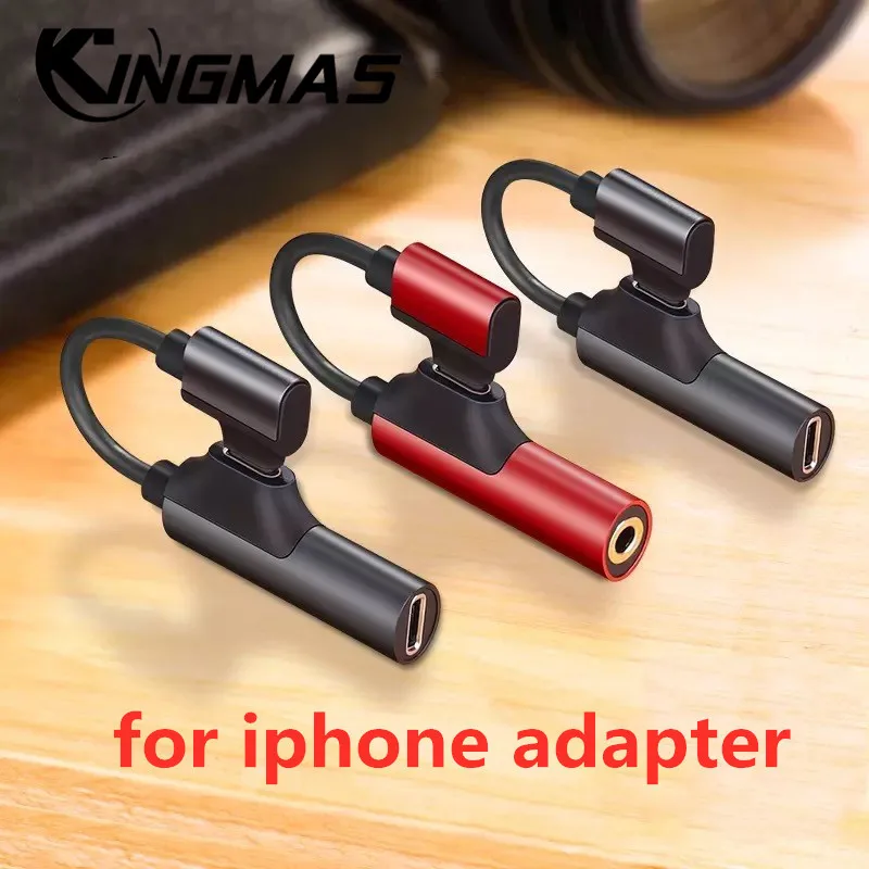 Headphone 2-in-1 Dual-port Adapte for iPhone 12 pro 6 7 8 Plus X XS Xs Max 11 Audio Charger Dispenser Accessories | Мобильные