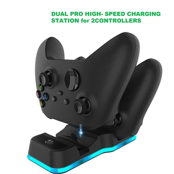 

Game Controller Charging Dock for Xbox Series X Dual Pro High-speed Charging Station Stand Cradle for Xbox Series X Controllers