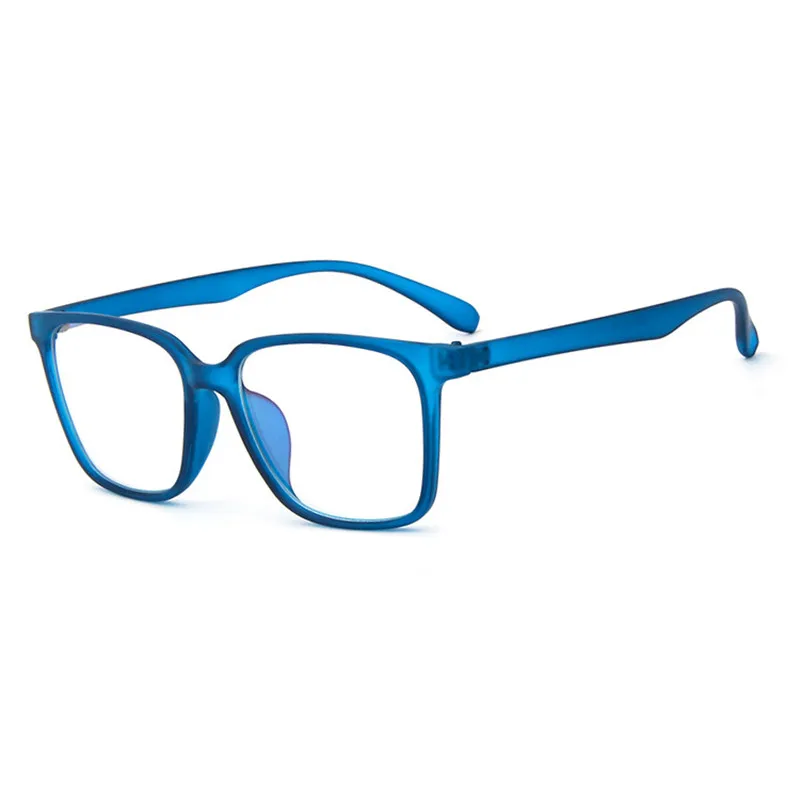 

Blue Square Eyewear Frame Women Retro Transperant Optical Glasses Frame Men Clear Lens Spectacles Eyepiece Unisex