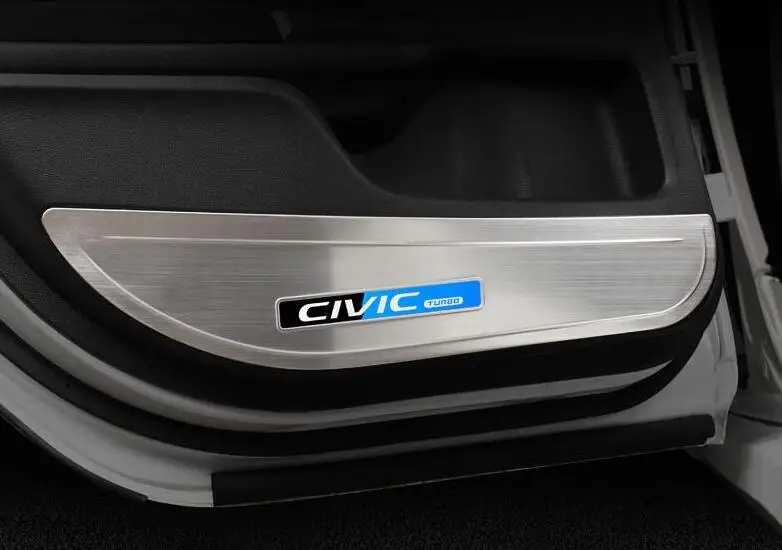 Для Honda 10 поколения civic дверь kick pad нержавеющая сталь kick pad Подушка интерьерные украшения аксессуары
