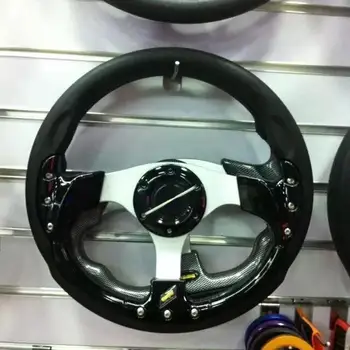 

320mm Universal Soft Car Racing Sport Drifting F1 Hub Button Steering Wheel