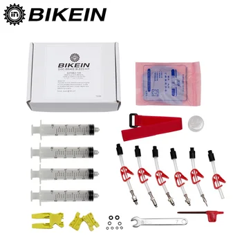

BIKEIN Fiets Hydraulische Schijfrem DOT Olie Ontluchtingsset Gereedschap Voor Sram Avid Juicy Hayes Hoop Bengalen Formule MTB Fi