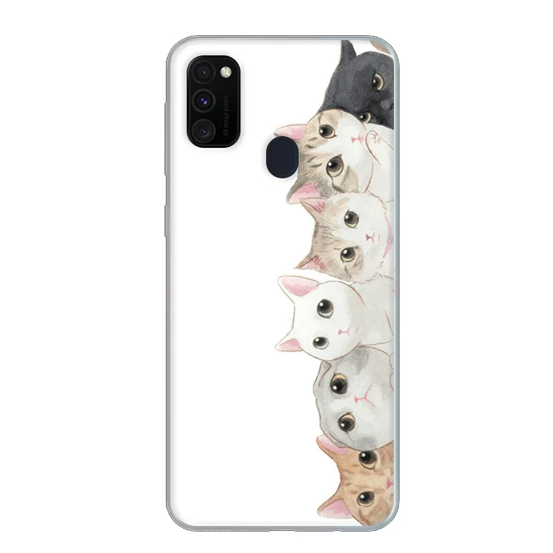 For Samsung M30S Case Silicone Soft TPU Phone Case Cover For Samsung Galaxy M30S Case m30s M 30S 6.4'' Flower SM-M3070 Para - Цвет: 29