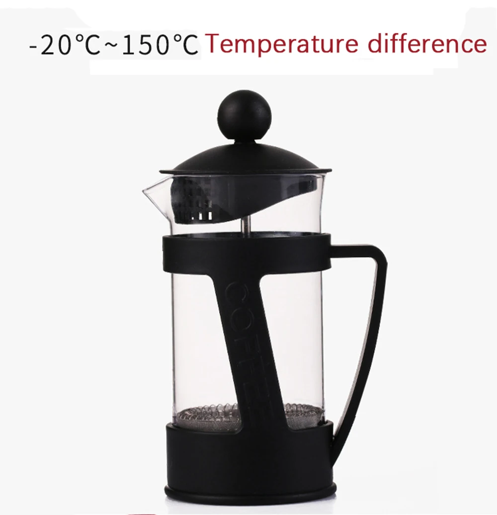 350 800 1000ml Coffee Pot Manual French Presses Pot Coffee Maker Filter Pot Cafetera Expreso Percolator Tool for Tea Filter Cup