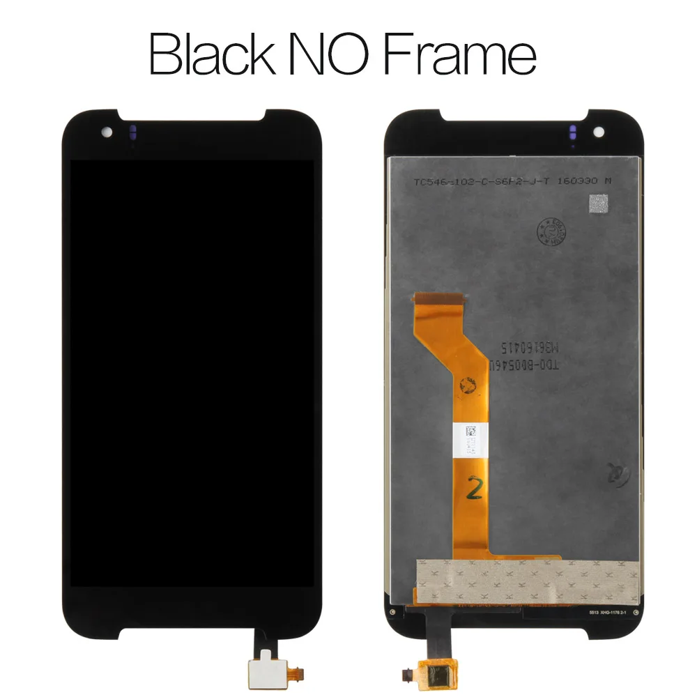 Black no Frame 5,5 ''1920x1080 для htc Desire 830 ЖК-дисплей кодирующий преобразователь сенсорного экрана в сборе дигитайзер Запасные части - Цвет: Black no Frame