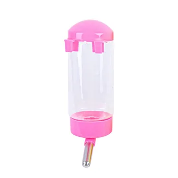 

New 500ML Pet Automatic Drinking Water Fountain Waterer Feeder Bottle for Small Cat Dog Rabbit Hamster Random Colors