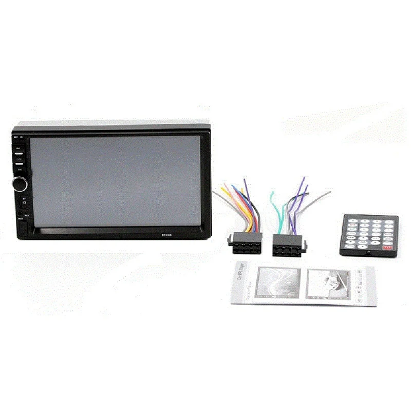 7 дюймовый MP5 плеер с сенсорным HD экраном LCD 7018B автомобильное радио порт USB Bluetooth