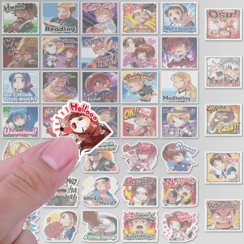 40 шт./компл. Король бойцов КОФ Cosas Kawaii Precut наклейки Скрапбукинг Канцелярские принадлежности васи лента набор школьных принадлежностей