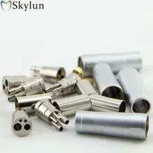 10 шт. зубной турбины адаптер отверстия чейнджер для наконечник для высокоскоростной бормашины 4 отверстия 2 полый наконечник коннектор стоматологическое оборудование SL1129