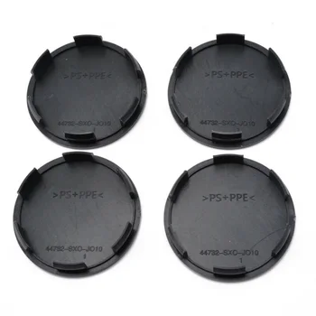 

Left Wheel hub cover 4pcs Car ABS Cap For Honda Pilot Accord Civic Black