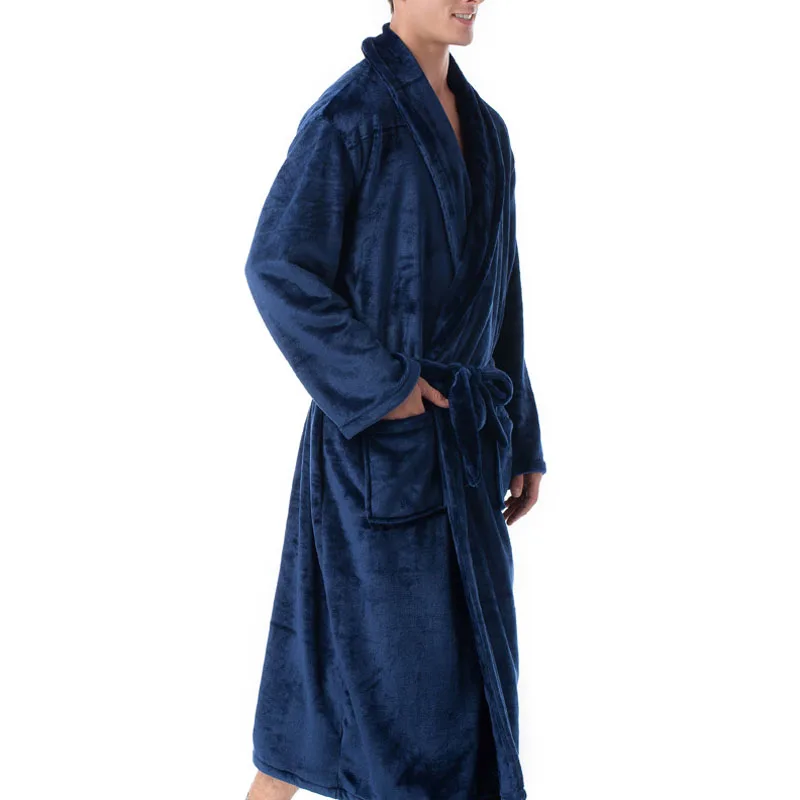 Spring Winter Men Bathrobe 9XL 8XL 7XL 6XL Bust 140cm Warm Plus Size Sleepwear Pajama pajama joggers