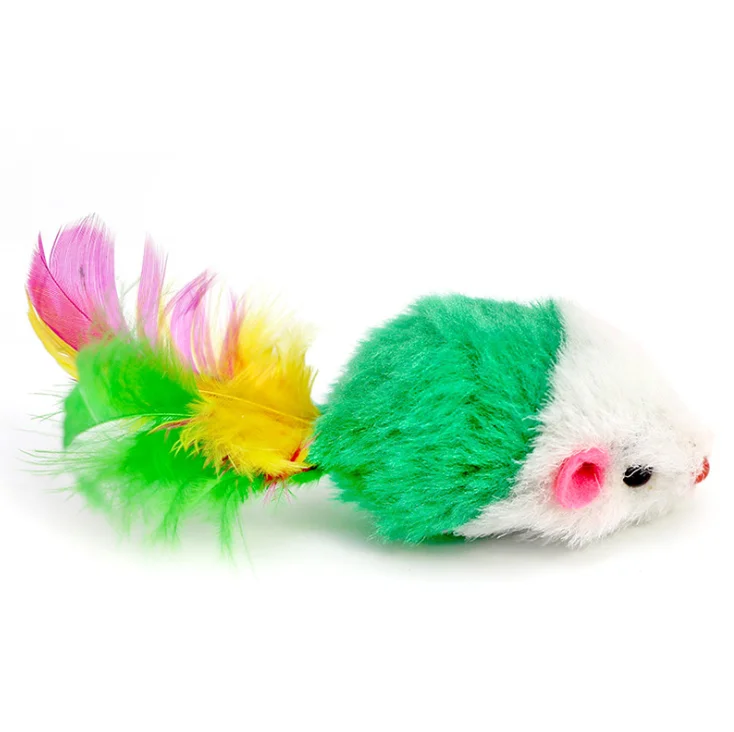 Mouse Электрическая вращающаяся красочная бабочка птица забавная собака игрушки для кошек сиденье царапина игрушка для кошки котенка собаки кошки интеллекта обучения - Цвет: Mouse