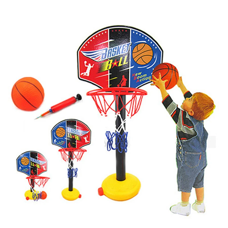 

Kids Basketball Hanging Hoop Indoor Basket Ball Stand Mini Adjustable Basketball Board Family Basket Game Basketball Toy Set