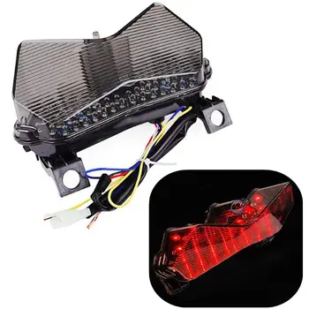 

For Kawasaki Ninja ZX6R ZX6RR Z750S 2003-2004 Z1000 2003-2005 LED Turn Signals Integrated Tail Light Smoke