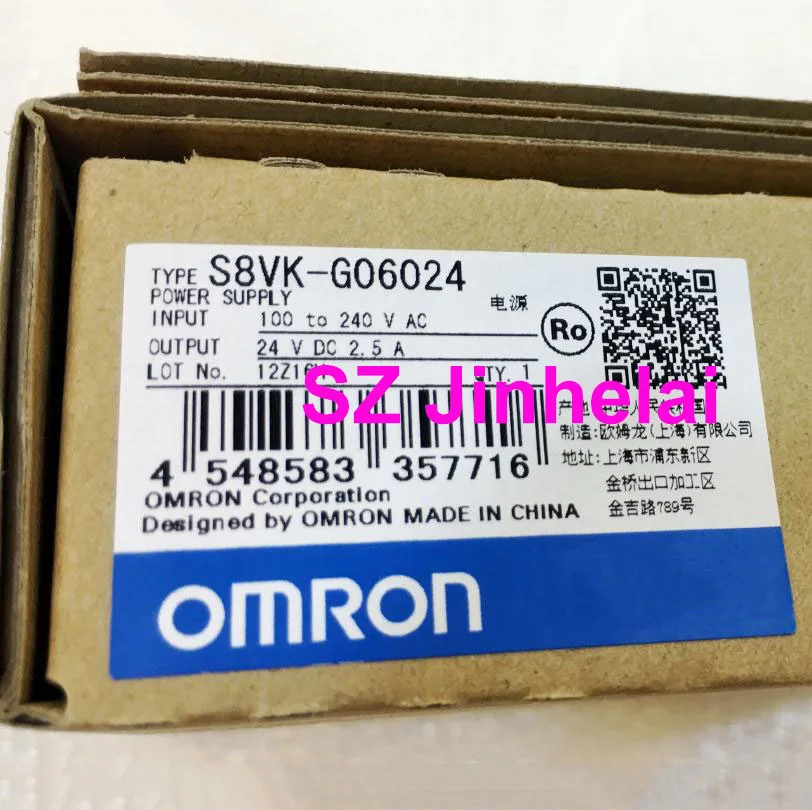 Оригинальный импульсный источник питания OMRON S8VK-G06024 60 Вт 24 В постоянного тока 2 5 А