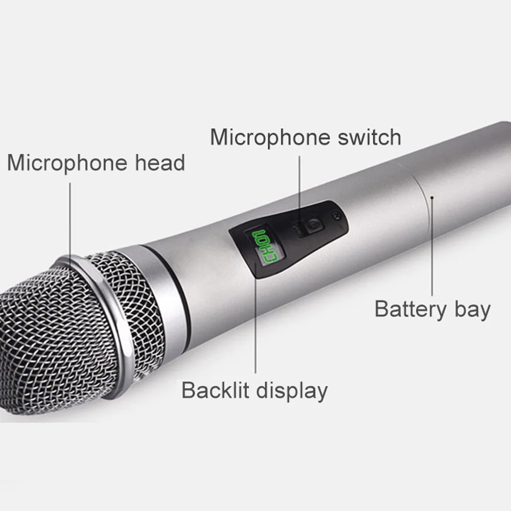 Queind Wireless Bluetooth Microphone Audio Mobile Phone Karaoke Microphone Microphones