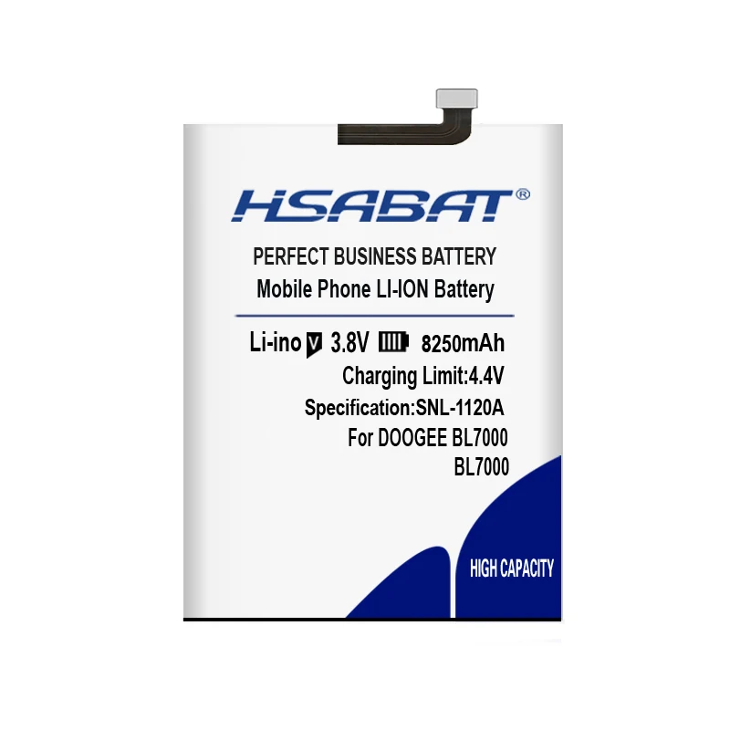Топ бренд Новинка 8250mAh BL7000 батарея Для DOOGEE BL7000 батареи+ Бесплатный gfit