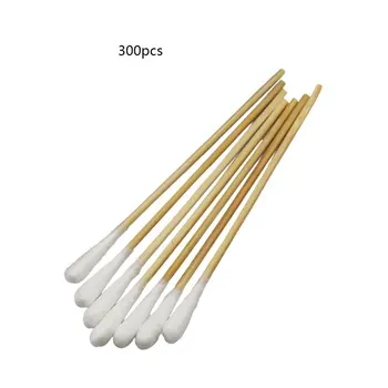 

300 Pcs Disposable Medical Iodine Cotton Stick Iodine Disinfected Cotton Swab Climbing Aid First Aid Safety & Survival Supplies
