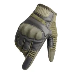 PU Leather Army Tactical Gloves Anti Skid Multifunctional Sports TouchScreen Mittens Outdoor Shooting Climbing Protection Gear