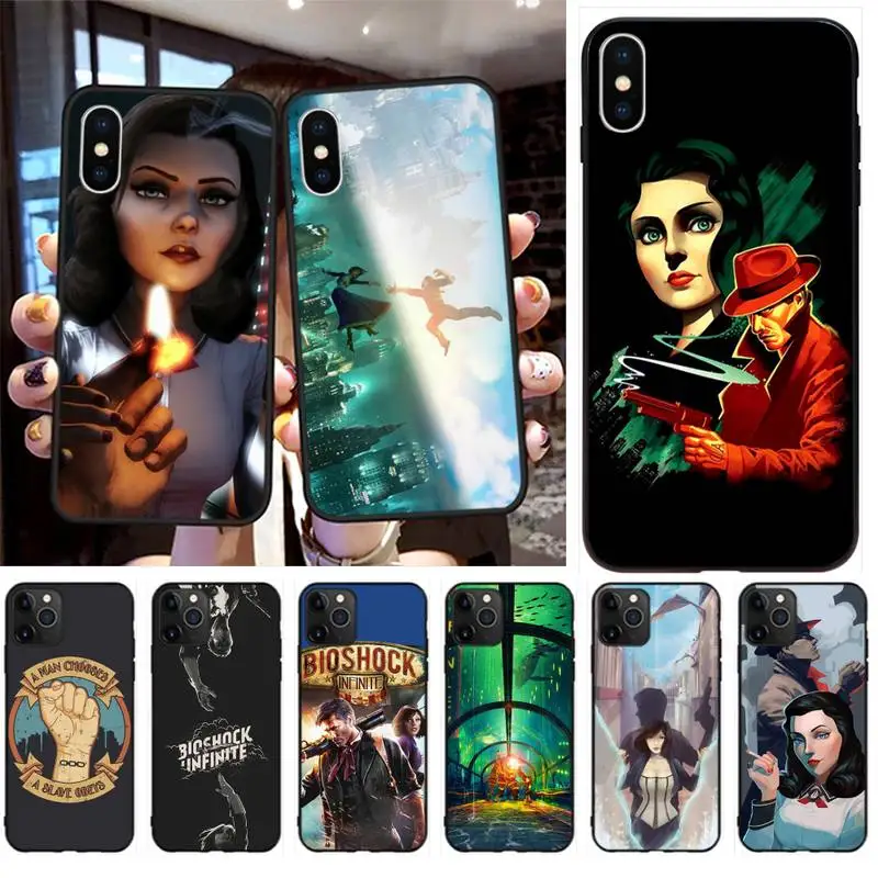 CUTEWANAN Bioshock Бесконечный дом Fitzroy DIY чехол для телефона iPhone 11 pro XS MAX 8 7 6 6S Plus X 5S SE 2020 XR |
