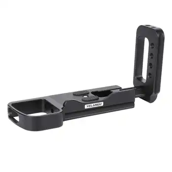 

YELANGU CL5 Aluminium Alloy L-shaped Quick Release Plate Hand Grip Stretchable for Sony A6000/A6100/A6300/A6400/A6500 Camera