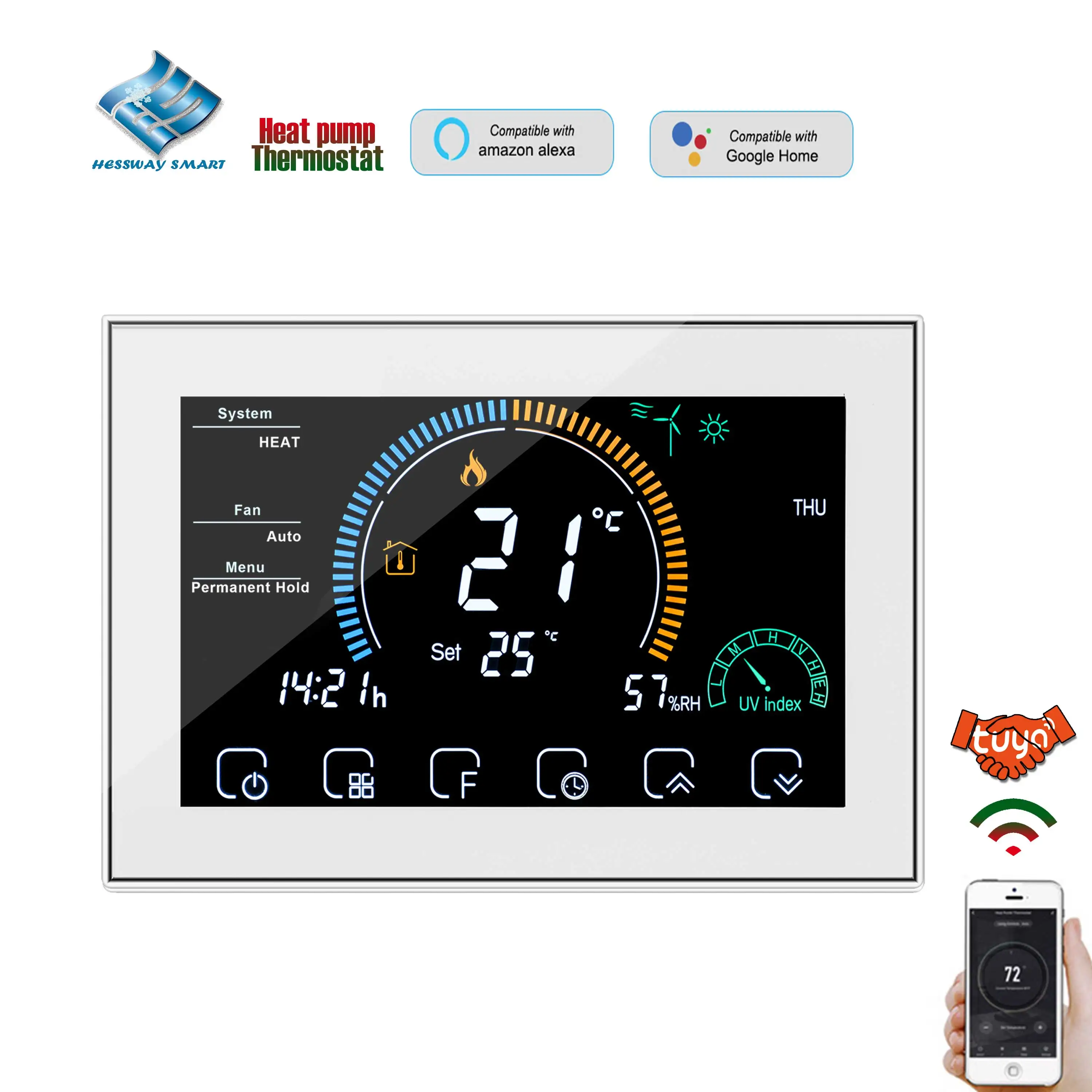 24V High Efficiency Furnace THERMOSTAT for Heat/Cold,Valve Control Work  Northern America-United States, Canada and Greenland - AliExpress
