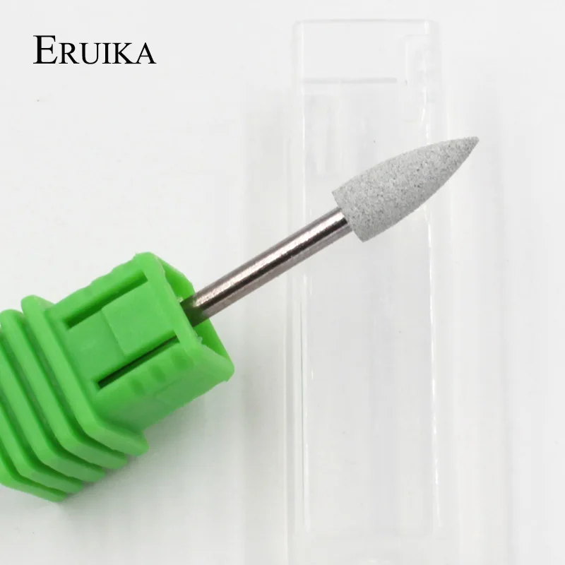 ERUIKA 1PC Bullet Head Rubber Silicon Nail Drills Bit Flexible Polisher Manicure Machine Nail Accessories Nail File Polish Tools 5