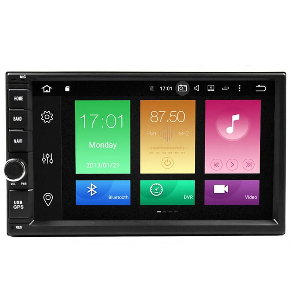 Discount 7" IPS screen 4G 64G Android 9.0 car multimedia GPS 2 DIN universal radio touch screen stereo navigation no DVD PLAYER 1