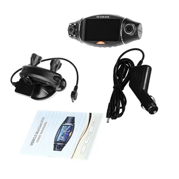 

R310 Double Lens Car DVR Dash Video Recorder Night Vision CMOS VGA Sensor 5.5V