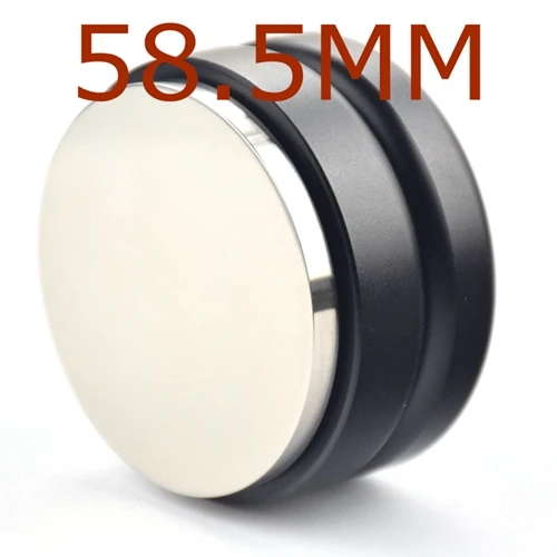 Flat 58.5MM Эко кофе мини Регулируемый дистрибьютор кофе Maracon бариста трамбовщик 58 мм эспрессо кофейные гущи - Цвет: Flat 58.5MM