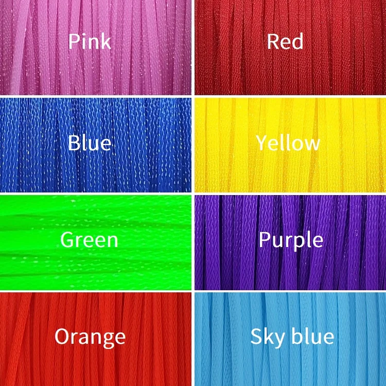 1M Cable Sleeve 3mm 4mm 6mm 8mm 10mm PET Braided Expandable USB Keyboard Cable Cover Wire Wrap Insulated Protector Nylon Sheath