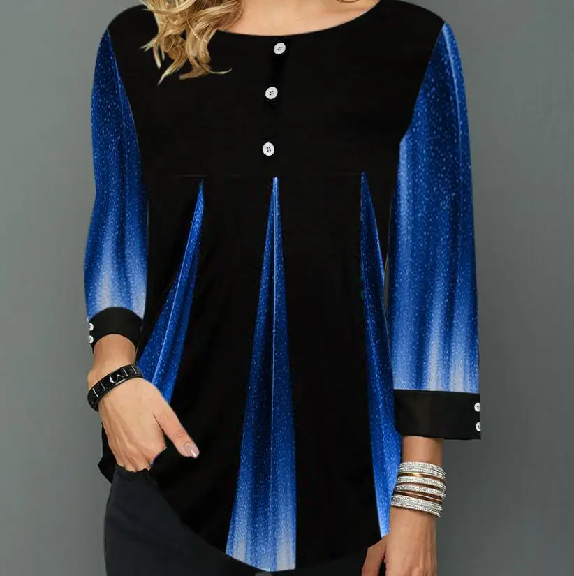 Women's Blouse 2019 Autumn Winter Long Sleeve Loose Blouse Shirt ...