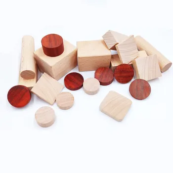 

Natural Solid Wood Blocks Wooden Square Blocks Unfinished Wood Cube Craft DIY Woodwork Craft Embellishment for Christmas 30pcs