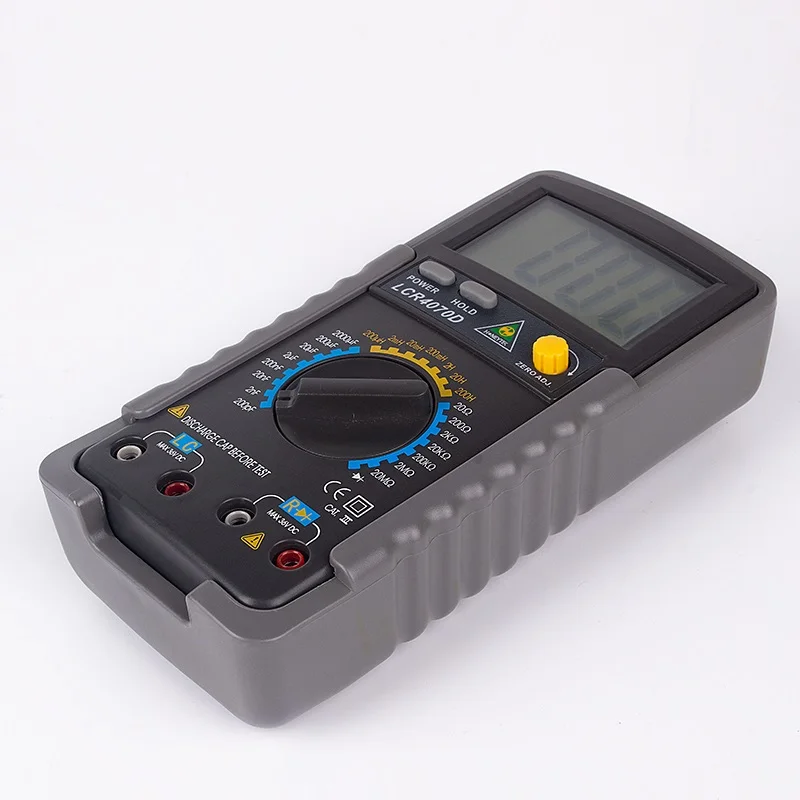 LCR4070D LCR метр профессиональный цифровой мультиметр Емкость индуктивность тестер сопротивления esr измеритель LC установка для измерения параметров конденсаторов